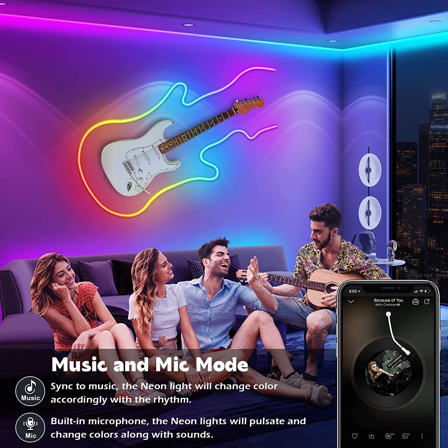 20Ft Neon Rope Lights,Flexible Led Rope Lights Control with App/Remote,Multiple Modes Rope Lights,Ip65 Outdoor RGB Led Neon Lights,Music Sync Gaming Led Neons Light Strip for Bedroom Decor