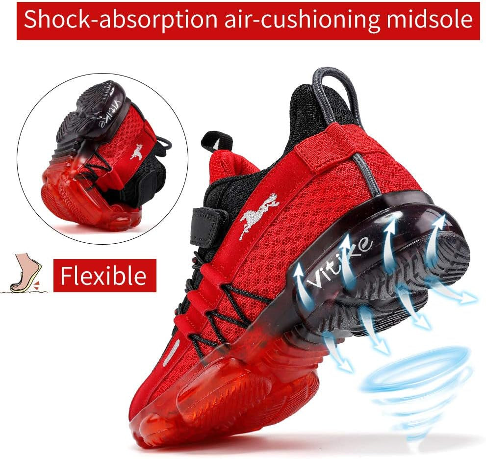 Boys Girls Kids' Sneakers Knitted Mesh Sports Shoes Breathable Lightweight Running Shoes for Kids Fashion Athletic Casual Shoes