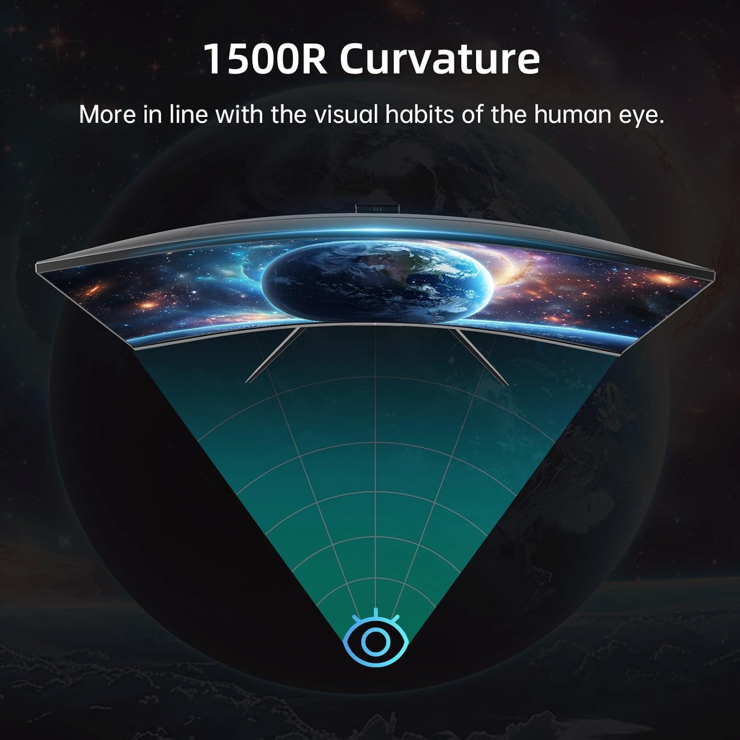 32 Inch 240Hz Curved Gaming Monitor, FHD 1080P 1500R HDR Gaming PC Monitor, Freesync, Ultra-Fast 1Ms Monitor for Gamer, 3500:1 Contrast, HDMI 2.0 X 2, Displayport 1.4 & USB 2.0, H32S17F